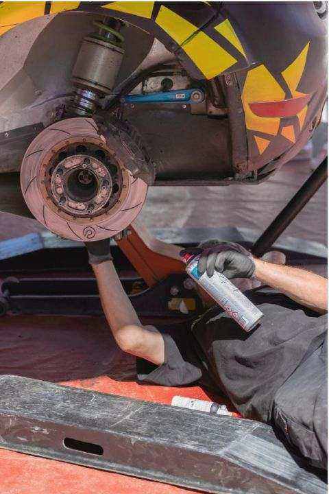 Technician working